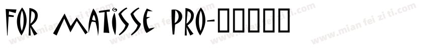 For matisse pro字体转换